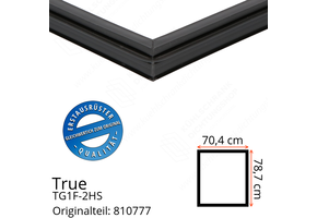 True TG1F-2HS Türdichtung 78,7 x 70,4 cm (Profil schmal)