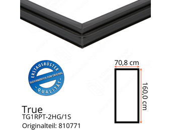 True TG1RPT-2HG/1S Türdichtung 160,0 x 70,8 cm (Profil schmal)