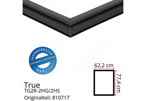 True TG2R-2HG/2HS Türdichtung 77,4 x 62,2 cm (Profil schmal)