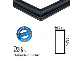 True TM-52FG Türdichtung 159,0 x 66,9 cm (Profil breit)