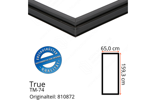 True TM-74 Türdichtung 159,3 x 65,0 cm (Profil schmal)