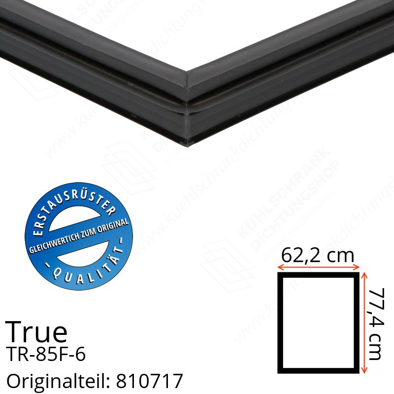 True TR-85F-6 Türdichtung 77,4 x 62,2 cm (Profil schmal)