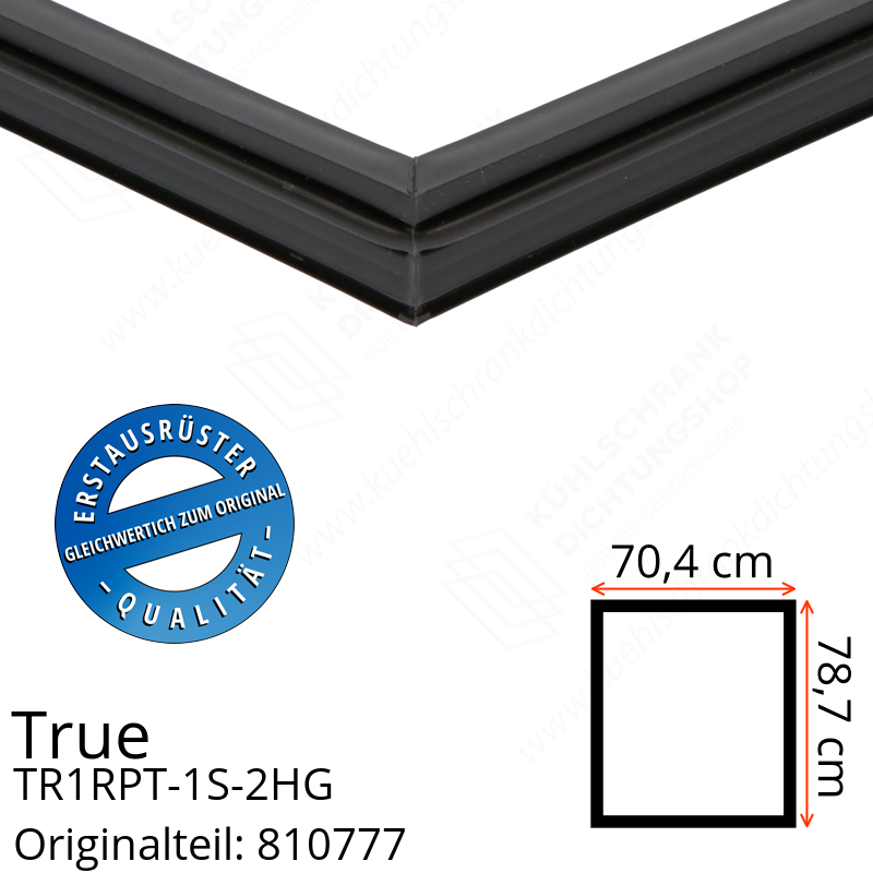 True TR1RPT-1S-2HG Türdichtung 78,7 x 70,4 cm (Profil schmal)
