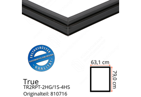 True TR2RPT-2HG/1S-4HS Türdichtung 79,0 x 63,1 cm (Profil schmal)