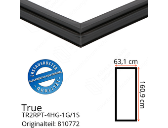 True TR2RPT-4HG-1G/1S Türdichtung 160,9 x 63,1 cm (Profil schmal)