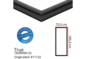 True TR2RRI89-2S Türdichtung 185,4 x 75,5 cm (Profil schmal)