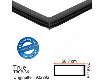 True TRCB-36 Schubladendichtung 20,6 x 58,7 cm (Profil schmal)