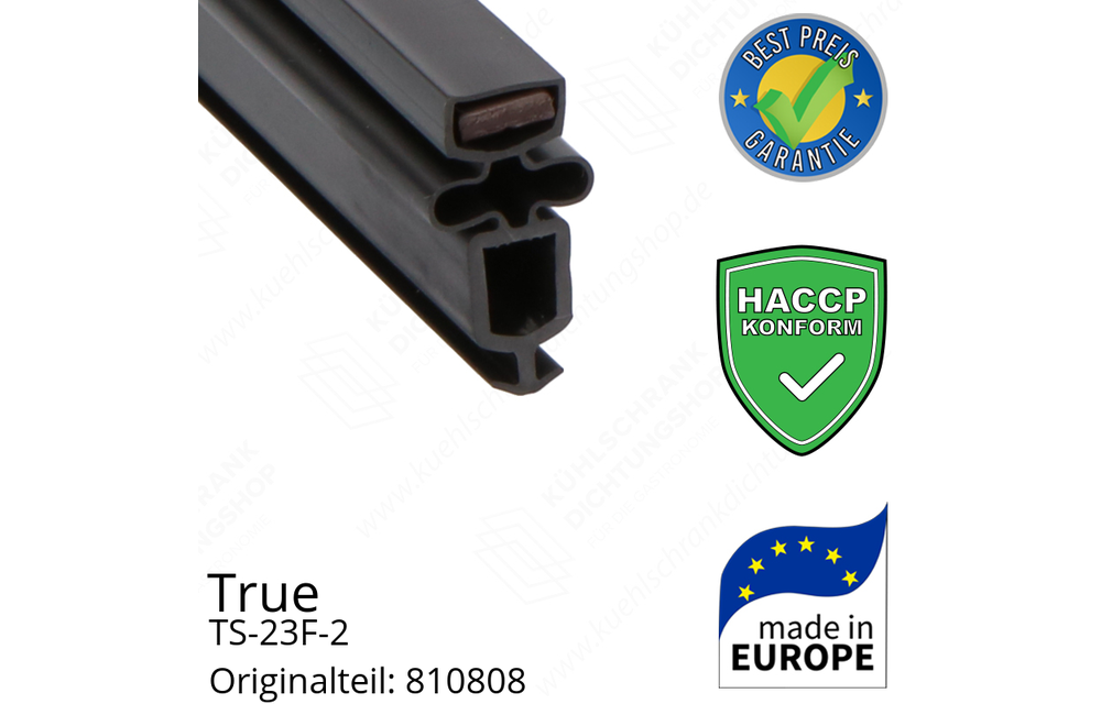 True TS-23F-2 Türdichtung 67,6 x 65,0 cm (Profil schmal)