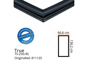True TS-23G-RL Türdichtung 136,2 x 66,6 cm (Profil breit)