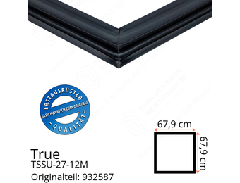 True TSSU-27-12M Türdichtung 67,9 x 67,9 cm (Profil breit)