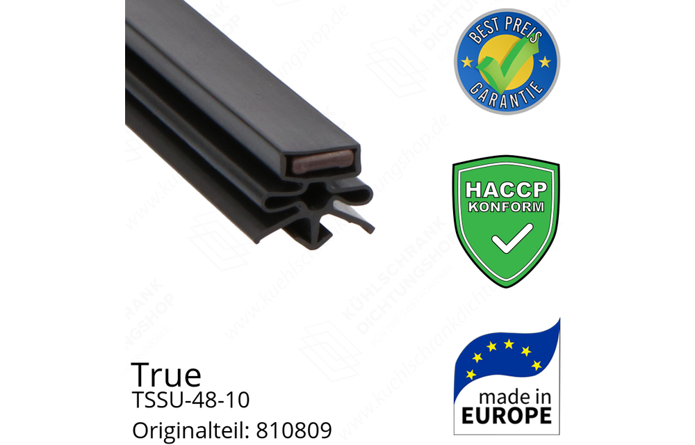 True TSSU-48-10 Türdichtung 67,6 x 59,0 cm (Profil schmal)