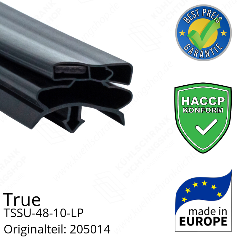 True TSSU-48-10-LP Türdichtung 68,5 x 58,5 cm (Profil breit)
