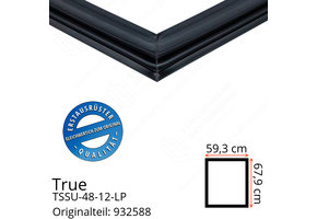 True TSSU-48-12-LP Türdichtung 67,9 x 59,3 cm (Profil breit)