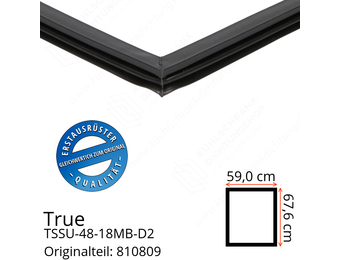 True TSSU-48-18MB-D2 Türdichtung 67,6 x 59,0 cm (Profil schmal)