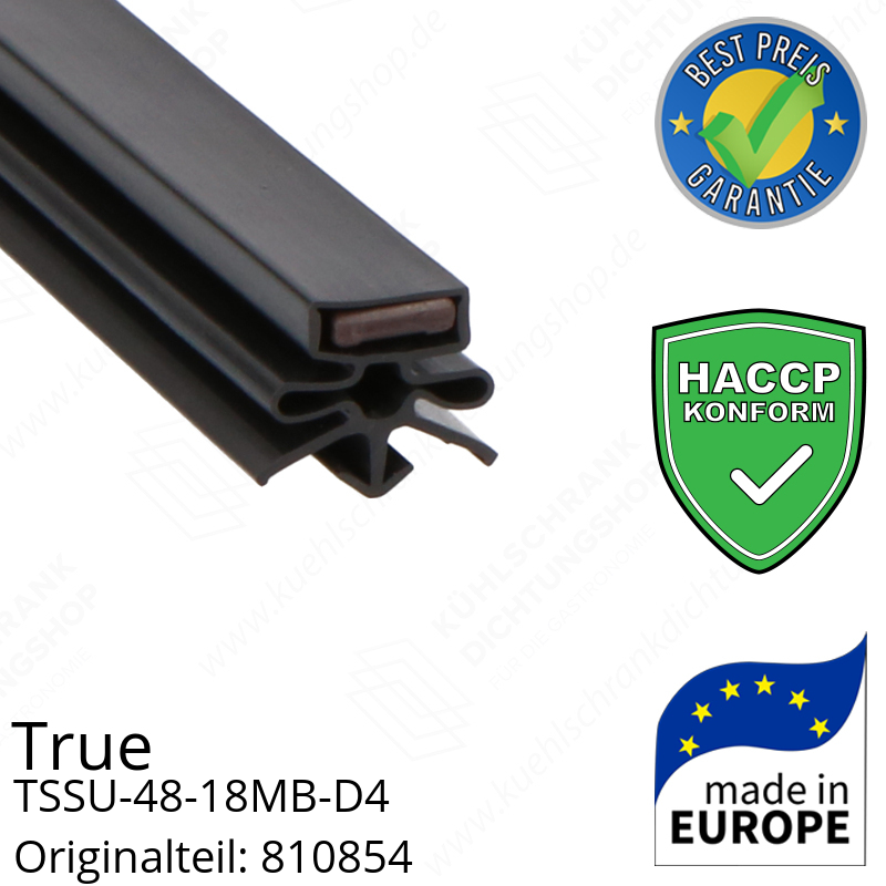 True TSSU-48-18MB-D4 Schubladendichtung 33,3 x 58,7 cm (Profil schmal)