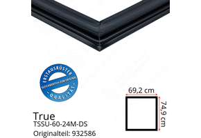 True TSSU-60-24M-DS Türdichtung 74,9 x 69,2 cm (Profil breit)