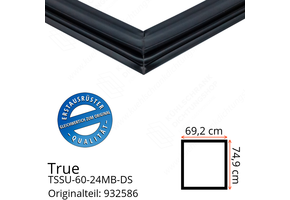 True TSSU-60-24MB-DS Türdichtung 74,9 x 69,2 cm (Profil breit)