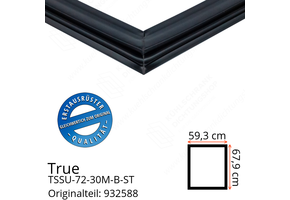 True TSSU-72-30M-B-ST Türdichtung 67,9 x 59,3 cm (Profil breit)