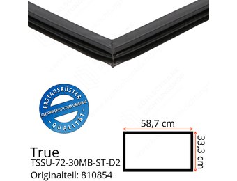 True TSSU-72-30MB-ST-D2 Schubladendichtung 33,3 x 58,7 cm (Profil schmal)