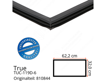 True TUC-119D-6 Schubladendichtung 32,0 x 62,2 cm (Profil schmal)