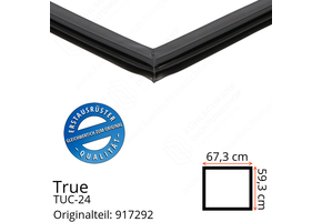 True TUC-24 Türdichtung 59,3 x 67,3 cm (Profil schmal)