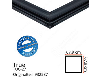 True TUC-27 Türdichtung 67,9 x 67,9 cm (Profil breit)