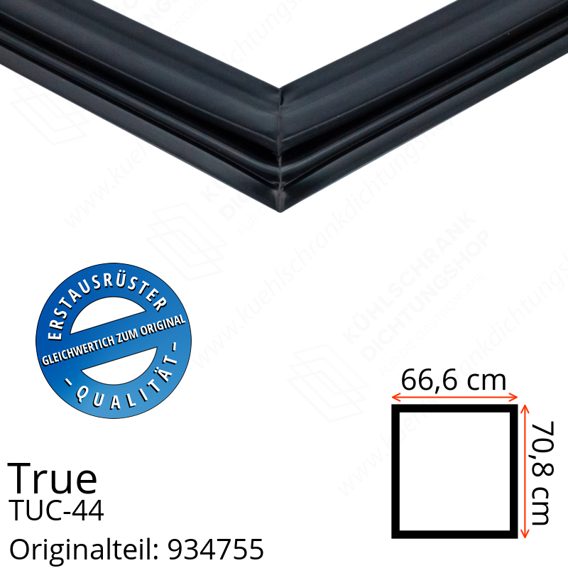 True TUC-44 Türdichtung 70,8 x 66,6 cm (Profil breit)