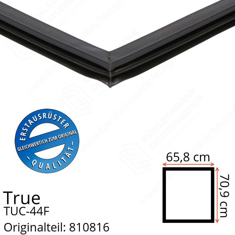 True TUC-44F Türdichtung 70,9 x 65,8 cm (Profil schmal)
