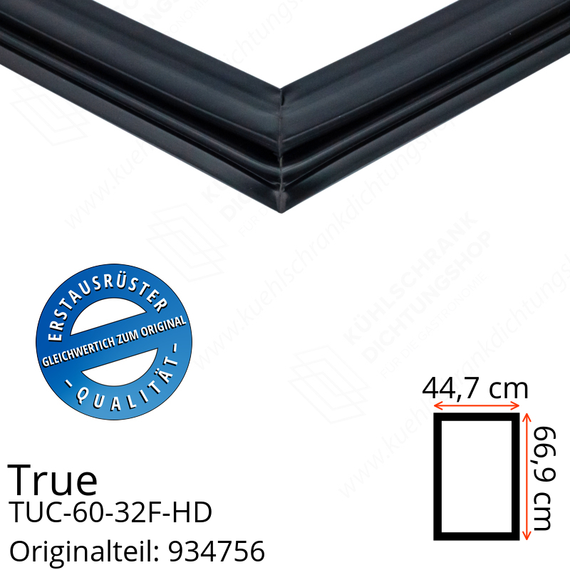 True TUC-60-32F-HD Türdichtung 66,9 x 44,7 cm (Profil breit)