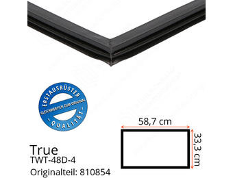 True TWT-48D-4 Schubladendichtung 33,3 x 58,7 cm (Profil schmal)