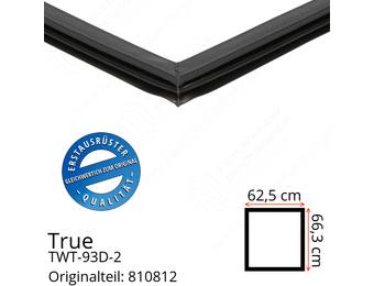 True TWT-93D-2 Türdichtung 66,3 x 62,5 cm (Profil schmal)