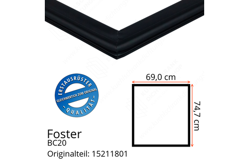Foster BC20 Türdichtung 74,7 x 69,0 cm