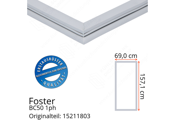 Foster BC50 1ph Türdichtung 157,1 x 69,0 cm