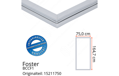 Foster BCCF1 Türdichtung 164,7 x 75,0 cm