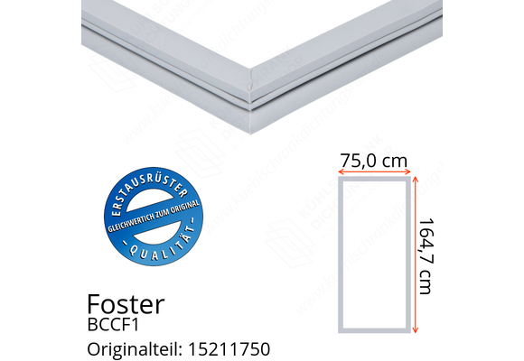 Foster BCCF1 Türdichtung 164,7 x 75,0 cm