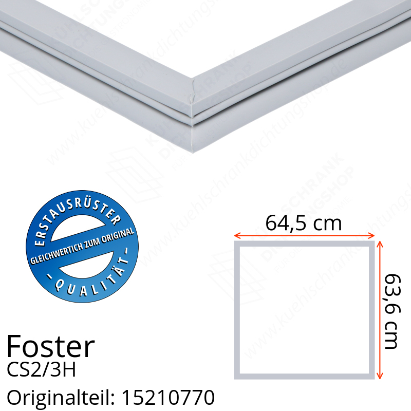 Foster CS2/3H Türdichtung 63,6 x 64,5 cm