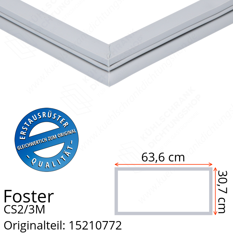 Foster CS2/3M Schubladedichtung 30,7 x 63,6 cm