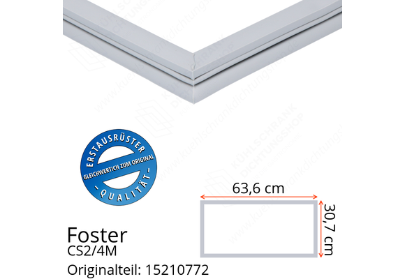 Foster CS2/4M Schubladedichtung 30,7 x 63,6 cm