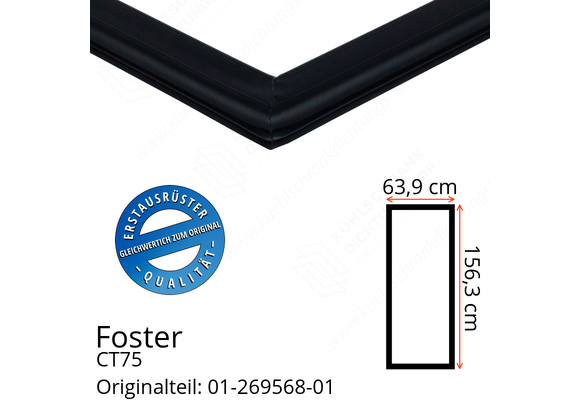 Foster CT75 Türdichtung 156,3 x 63,9 cm