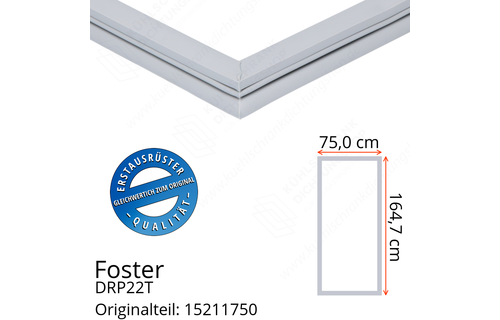 Foster DRP22T Türdichtung 164,7 x 75,0 cm