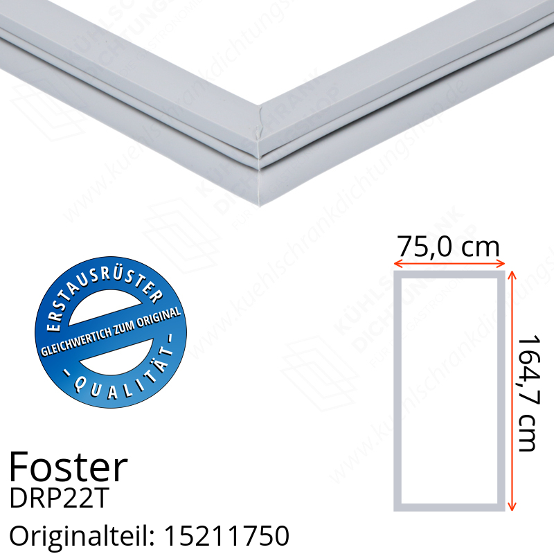 Foster DRP22T Türdichtung 164,7 x 75,0 cm