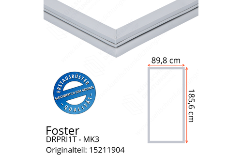 Foster DRPRI1T - MK3 Türdichtung 185,6 x 89,8 cm