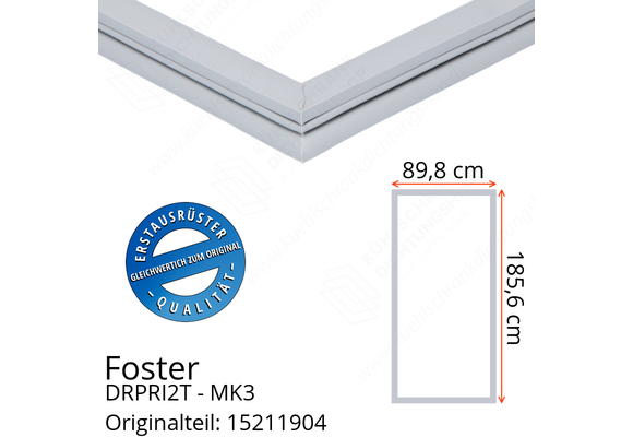Foster DRPRI2T - MK3 Türdichtung 185,6 x 89,8 cm