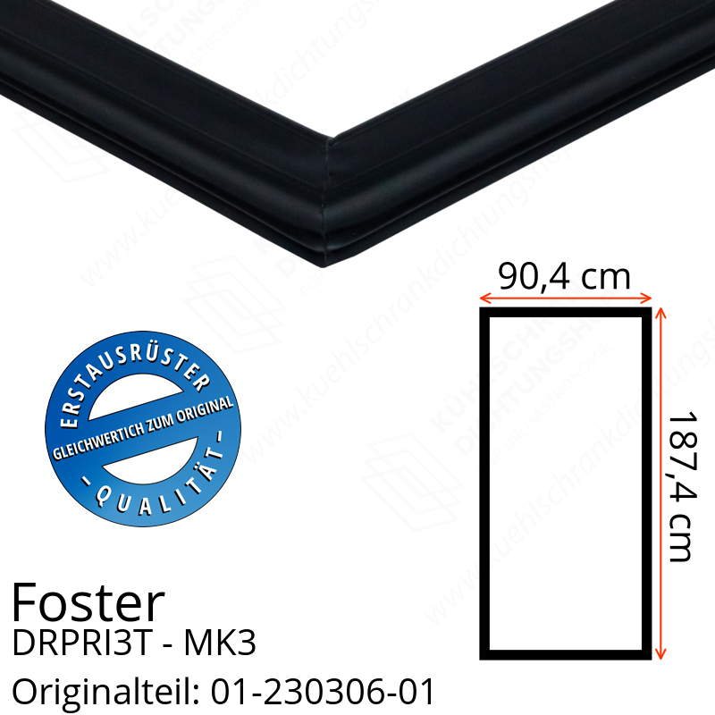 Foster DRPRI3T - MK3 Türdichtung 187,4 x 90,4 cm
