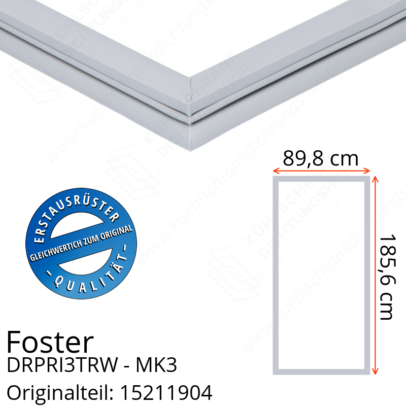 Foster DRPRI3TRW - MK3 Türdichtung 185,6 x 89,8 cm