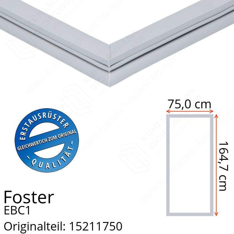 Foster EBC1 Türdichtung 164,7 x 75,0 cm