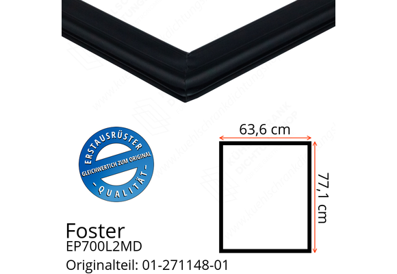 Foster EP700L2MD Türdichtung 77,1 x 63,6 cm