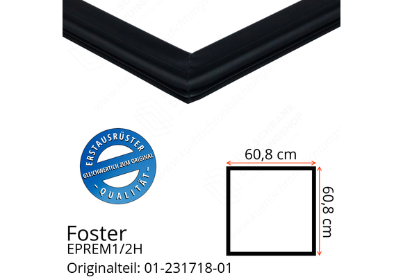 Foster EPREM1/2H Schubladedichtung 60,8 x 60,8 cm