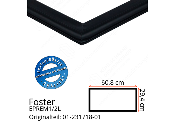 Foster EPREM1/2L Schubladedichtung 29,4 x 60,8 cm