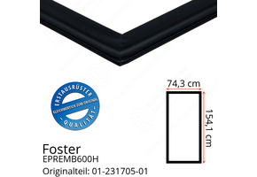 Foster EPREMB600H Türdichtung 154,1 x 74,3 cm